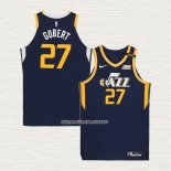 Rudy Gobert NO 27 Camiseta Utah Jazz Icon Autentico Azul