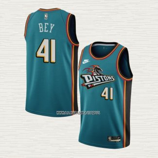 Saddiq Bey NO 41 Camiseta Detroit Pistons Classic 2022-23 Verde