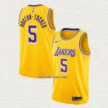 Talen Horton-Tucker NO 5 Camiseta Los Angeles Lakers Icon 2020-21 Amarillo
