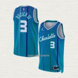 Terry Rozier III NO 3 Camiseta Charlotte Hornets Ciudad 2021-22 Azul