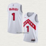 Tracy Mcgrady NO 1 Camiseta Toronto Raptors Association 2022-23 Blanco
