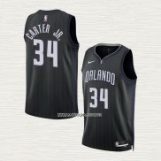 Wendell Carter JR. NO 34 Camiseta Orlando Magic Ciudad 2022-23 Negro