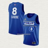 Zach Lavine NO 8 Camiseta Chicago Bulls All Star 2021 Azul