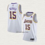 Austin Reaves NO 15 Camiseta Los Angeles Lakers Association 2022-23 Blanco