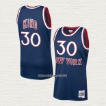 Bernard King NO 30 Camiseta New York Knicks Mitchell & Ness 1982-83 Azul