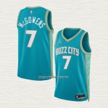 Bryce Mcgowens NO 7 Camiseta Charlotte Hornets Ciudad 2023-24 Verde