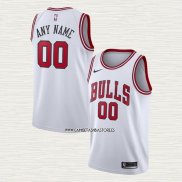 Camiseta Chicago Bulls Personalizada Association Blanco