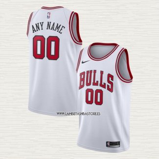 Camiseta Chicago Bulls Personalizada Association Blanco