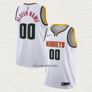 Camiseta Denver Nuggets Personalizada Association Blanco