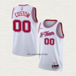 Camiseta Houston Rockets Personalizada Ciudad 2023-24 Blanco