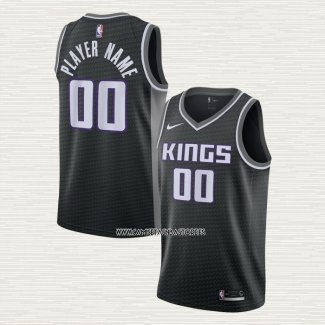 Camiseta Sacramento Kings Personalizada Statement Negro