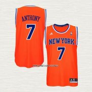 Carmelo Anthony NO 7 Camiseta New York Knicks Naranja