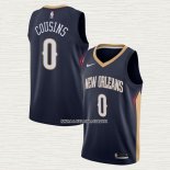 DeMarcus Cousins NO 0 Camiseta New Orleans Pelicans Icon Azul