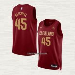 Donovan Mitchell NO 45 Camiseta Cleveland Cavaliers Icon 2022-23 Rojo