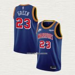 Draymond Green NO 23 Camiseta Golden State Warriors 75th Anniversary Azul