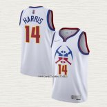 Gary Harris NO 14 Camiseta Denver Nuggets Earned 2020-21 Blanco
