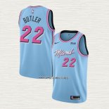 Jimmy Butler NO 22 Camiseta Miami Heat Ciudad Azul