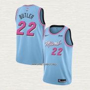 Jimmy Butler NO 22 Camiseta Miami Heat Ciudad Azul