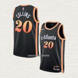 John Collins NO 20 Camiseta Atlanta Hawks Ciudad 2022-23 Negro