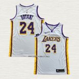Kobe Bryant NO 24 Camiseta Los Angeles Lakers Association 2018 Blanco