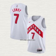 Kyle Lowry NO 7 Camiseta Toronto Raptors Association 2020-21 Blanco