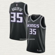 Marvin Bagley III NO 35 Camiseta Sacramento Kings Statement 2019-20 Negro