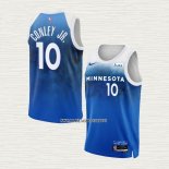 Mike Conley JR. NO 10 Camiseta Minnesota Timberwolves Ciudad 2023-24 Azul