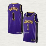 NO 1 Camiseta Los Angeles Lakers Statement 2022-23 Violeta D'Angelo Russell
