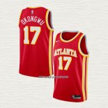 Onyeka Okongwu NO 17 Camiseta Atlanta Hawks Icon 2020-21 Rojo