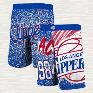 Pantalone Los Angeles Clippers Mitchell & Ness 1984 Azul