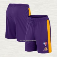 Pantalone Los Angeles Lakers 75th Anniversary Violeta