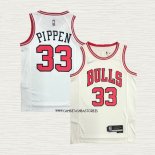 Scottie Pippen NO 33 Camiseta Chicago Bulls Association 2021 Blanco
