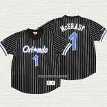 Tracy McGrady NO 1 Camiseta Orlando Magic Manga Corta Negro