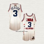 Allen Iverson NO 3 Camiseta All Star 2003 Blanco