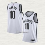 Ben Simmons NO 10 Camiseta Brooklyn Nets Association 2020 Blanco