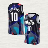 Ben Simmons NO 10 Camiseta Brooklyn Nets Ciudad 2023-24 Negro