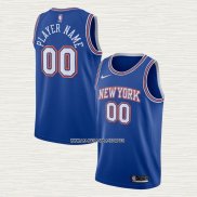 Camiseta New York Knicks Personalizada Statement 2019-20 Azul