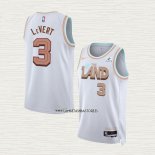 Caris Levert NO 3 Camiseta Cleveland Cavaliers Ciudad 2022-23 Blanco
