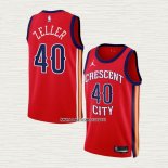 Cody Zeller NO 40 Camiseta New Orleans Pelicans Statement 2023-24 Rojo