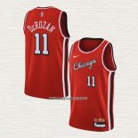 DeMar DeRozan NO 11 Camiseta Chicago Bulls Ciudad 2021-22 Rojo