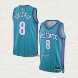 Dennis Smith JR NO 8 Camiseta Charlotte Hornets Classic 2023-24 Verde