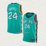 Devin Vassell NO 24 Camiseta San Antonio Spurs Ciudad 2022-23 Verde