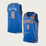 Jalen Williams NO 8 Camiseta Oklahoma City Thunder Icon Azul
