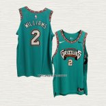 Jason Williams NO 2 Camiseta Memphis Grizzlies Classic Autentico Verde