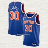 Julius Randle NO 30 Camiseta New York Knicks Icon 2020-21 Azul