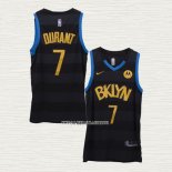 Kevin Durant NO 7 Camiseta Brooklyn Nets Fashion Royalty Negro