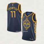 Klay Thompson NO 11 Camiseta Golden State Warriors Ciudad 2018-19 Azul