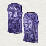 Kobe Bryant NO 24 Camiseta Los Angeles Lakers Select Series 2023 Violeta