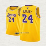 Kobe Bryant NO 24 Camiseta Nino Los Angeles Lakers Icon 2018-19 Amarillo