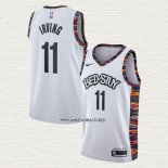 Kyrie Irving NO 11 Camiseta Brooklyn Nets Ciudad 2019-20 Blanco